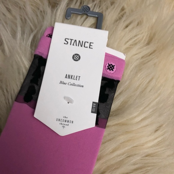 STANCE anklet "blue collection" pink & black socks - Picture 2 of 7